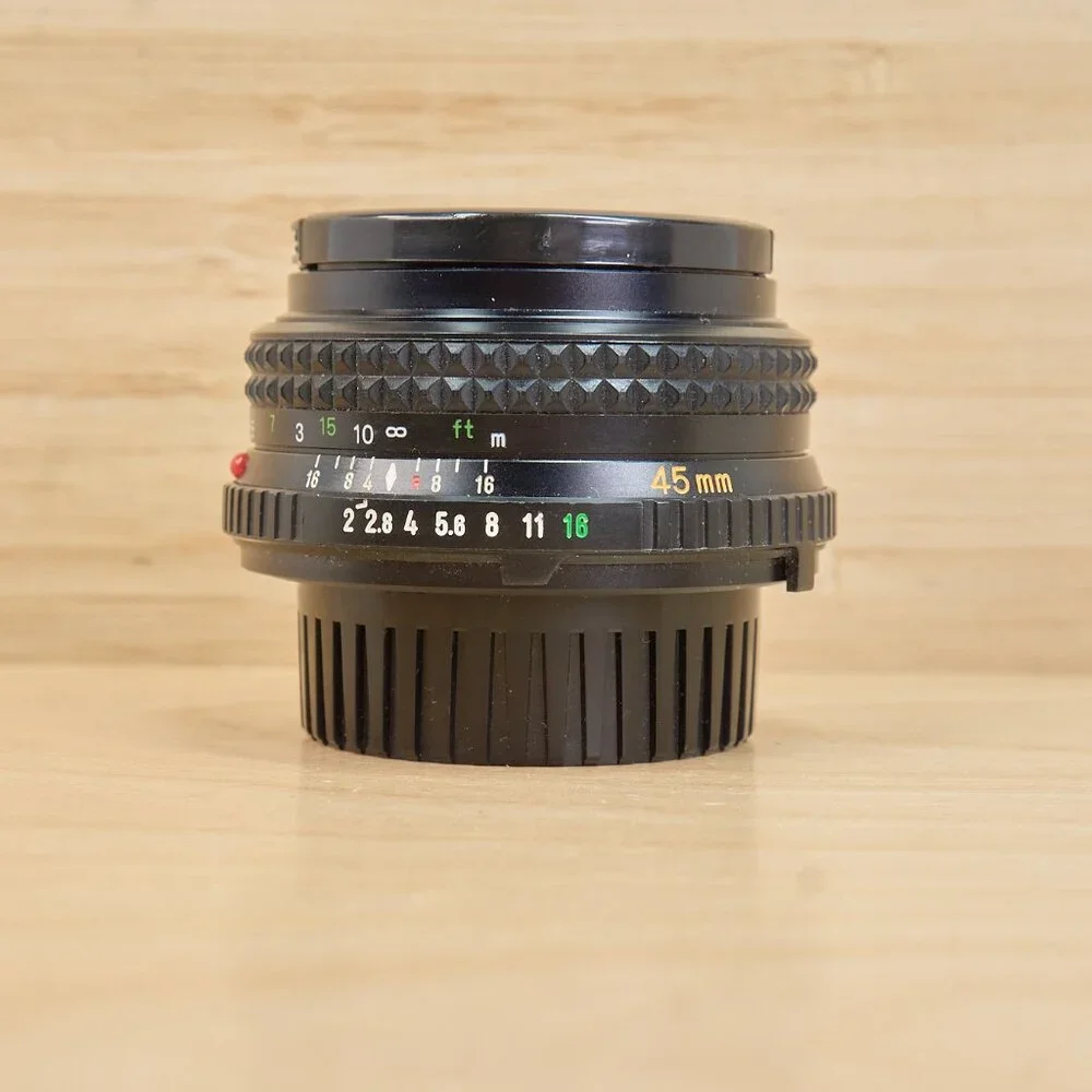 Minolta MD Rokkor-X 45mm f/2 Manual Focus Pancake Lens - Picture 5 of 5